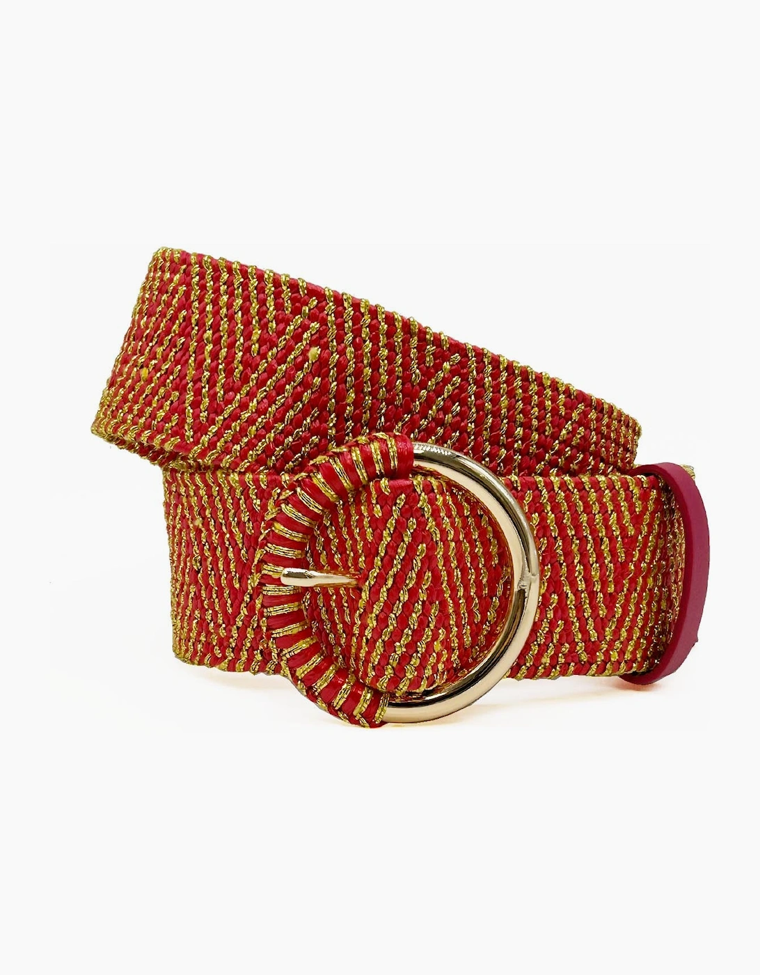 Nooki Design Women's Linda Belt - Coral - Pink/Orange/Red - Size: SM