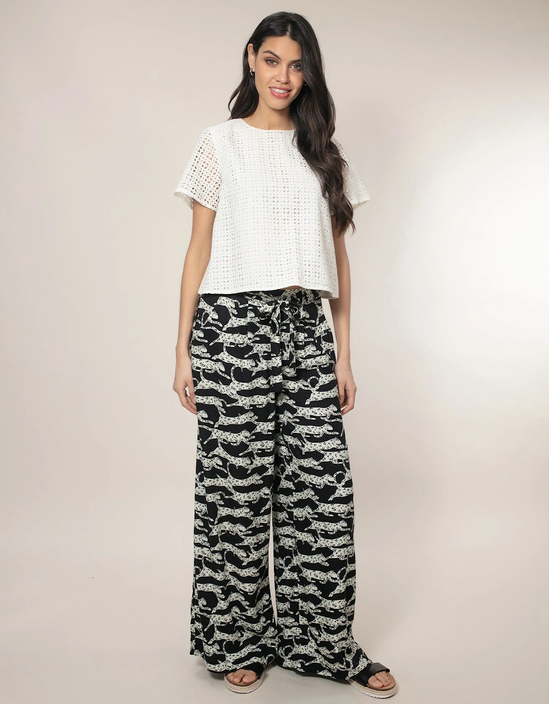 Fifi Trousers - Black Mix