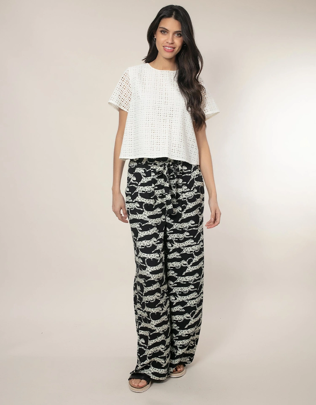 Fifi Trousers - Black Mix