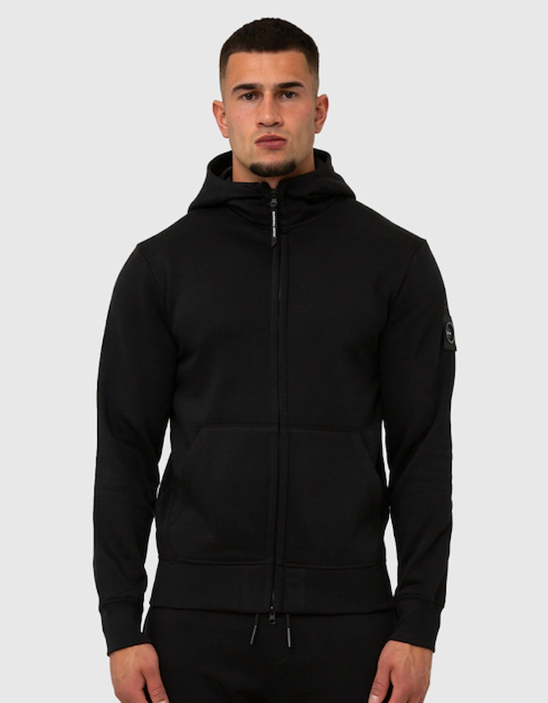 Marshall Artist Men's Siren Full Zip Hooded Sweatshirt - Black - Size: Regular/40