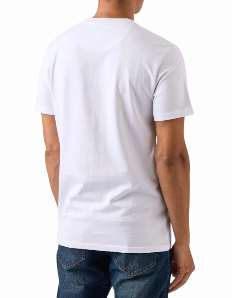 Mens T Shirts Eric Short Sleeve Cotton Crew Neck T Shirt White