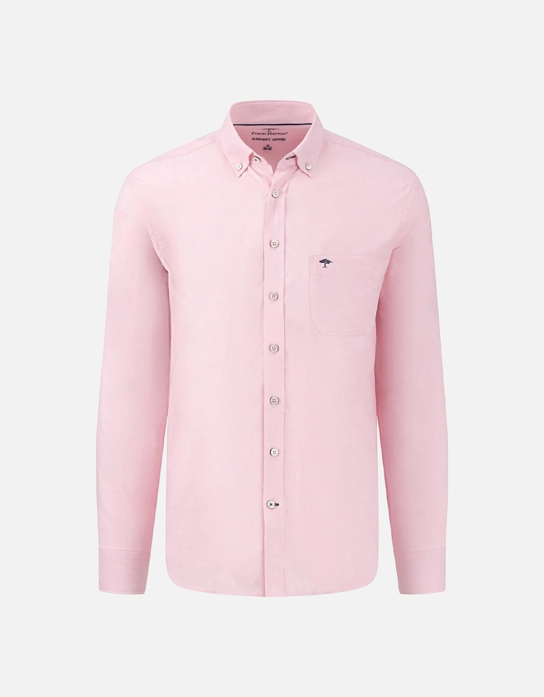 Fynch-Hatton All Season Oxford Shirt Pink, 4 of 3