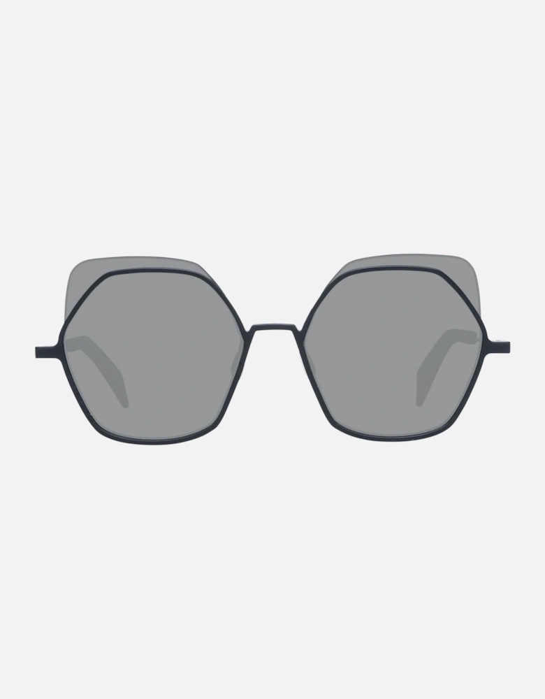 Full-Rim Metal & Plastic Frame Sunglasses Women - Black