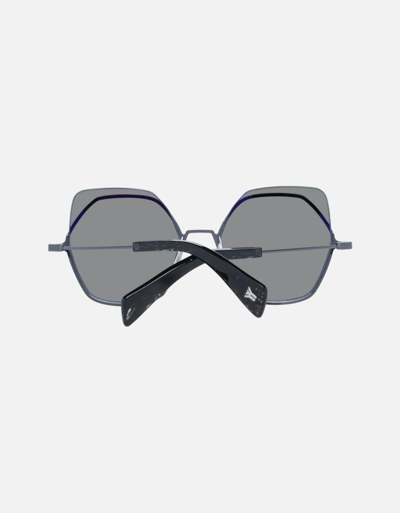 Full-Rim Metal & Plastic Frame Sunglasses Women - Black
