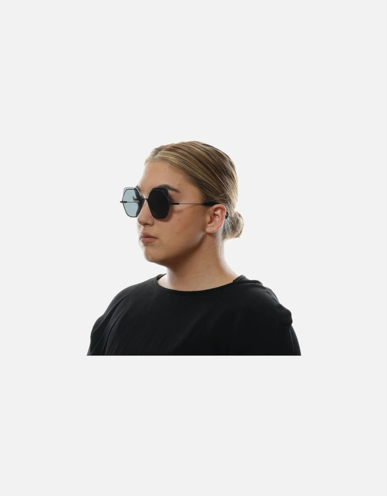 Full-Rim Metal & Plastic Frame Sunglasses Women - Black