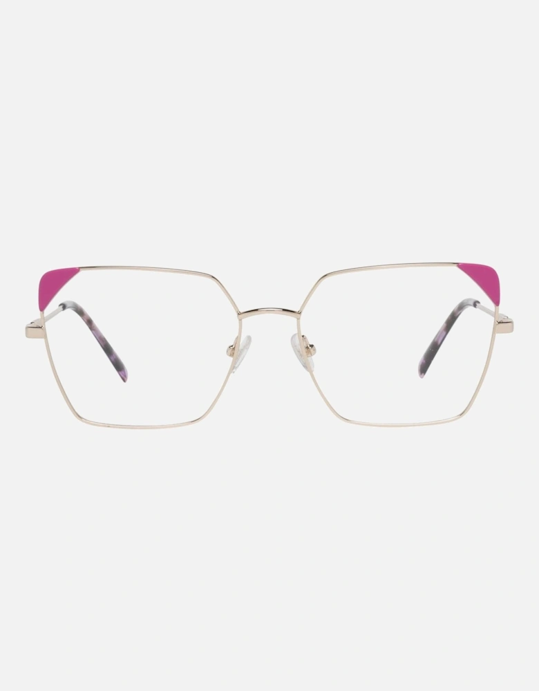 Full-Rim Metal & Plastic Eyeglasses with Branded Case Women - Rose