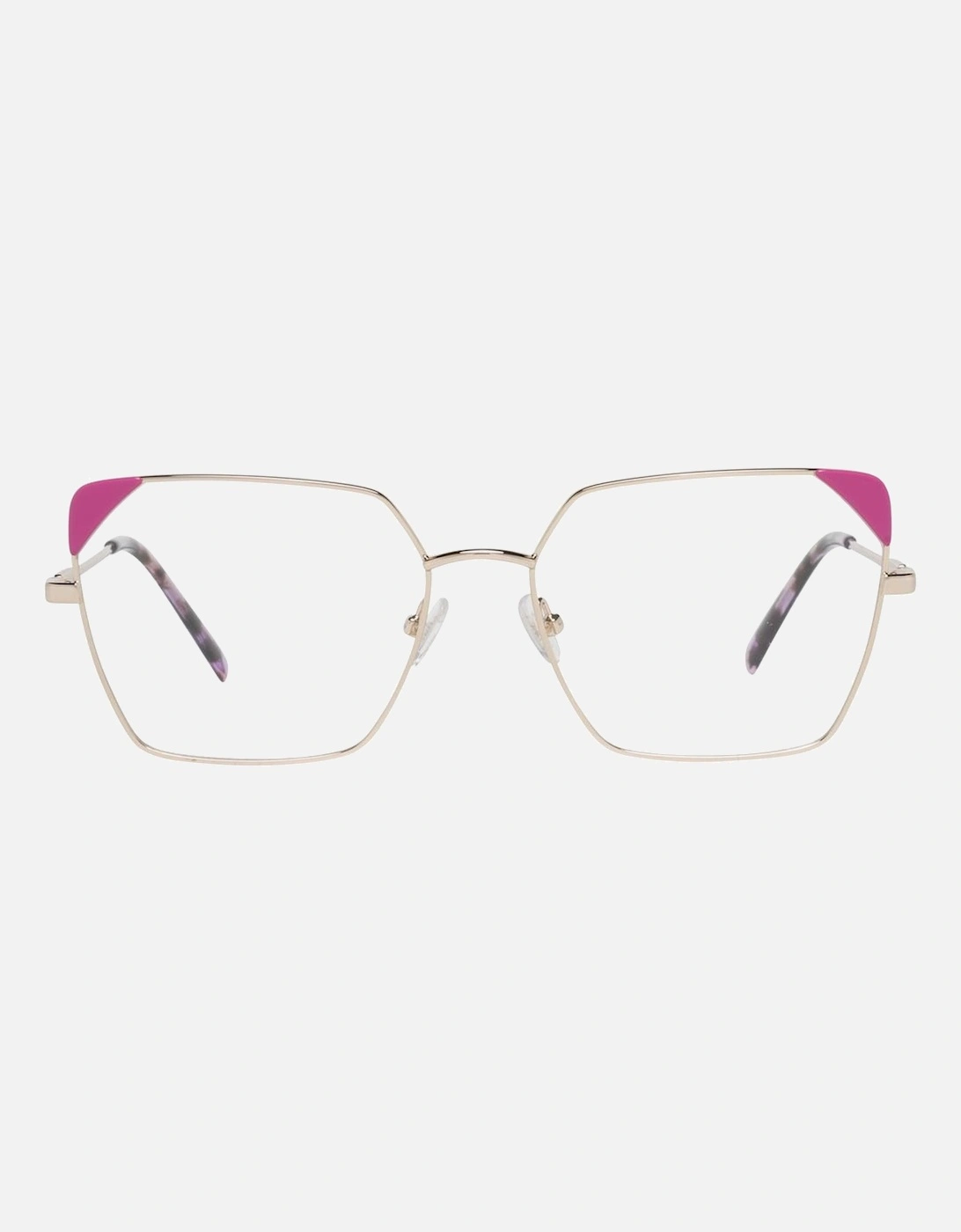 Full-Rim Metal & Plastic Eyeglasses with Branded Case Women - Rose