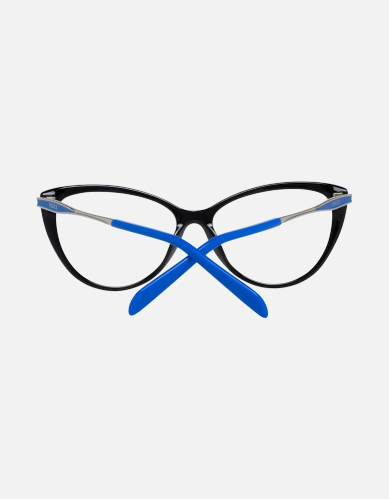 Full-Rim Black Plastic Frame Sunglasses Women