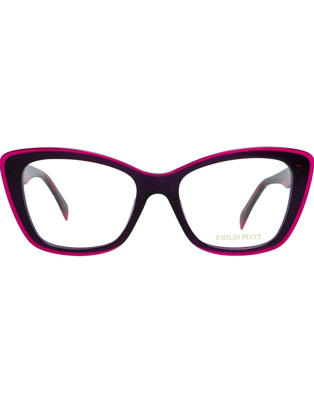 Full-Rim Purple Plastic Sunglasses with Branded Case Women Frames