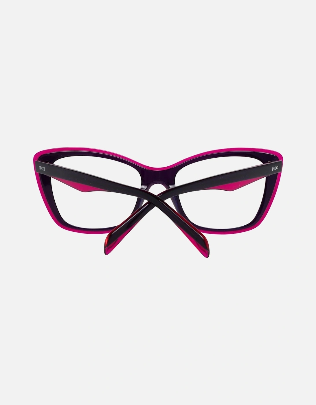 Full-Rim Purple Plastic Sunglasses with Branded Case Women Frames