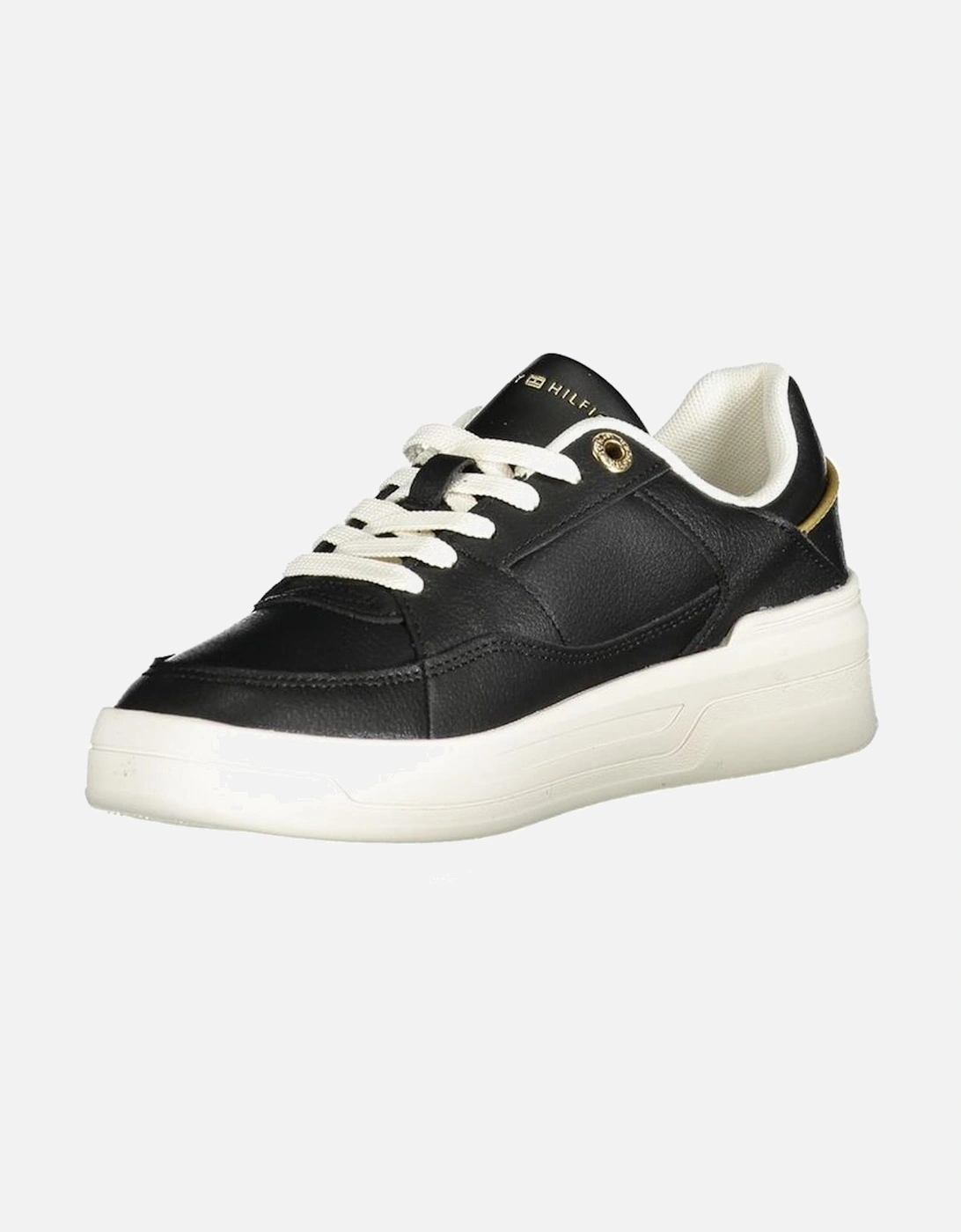 Black Polyester Sneaker Women