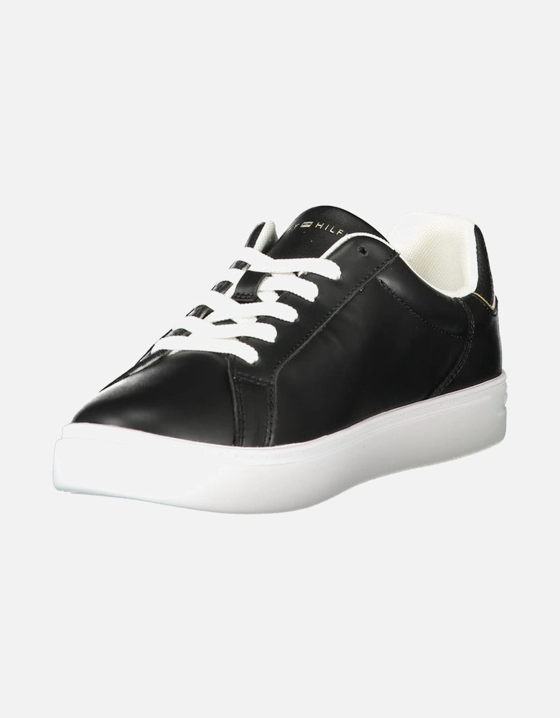 Black Polyester Sneaker Women