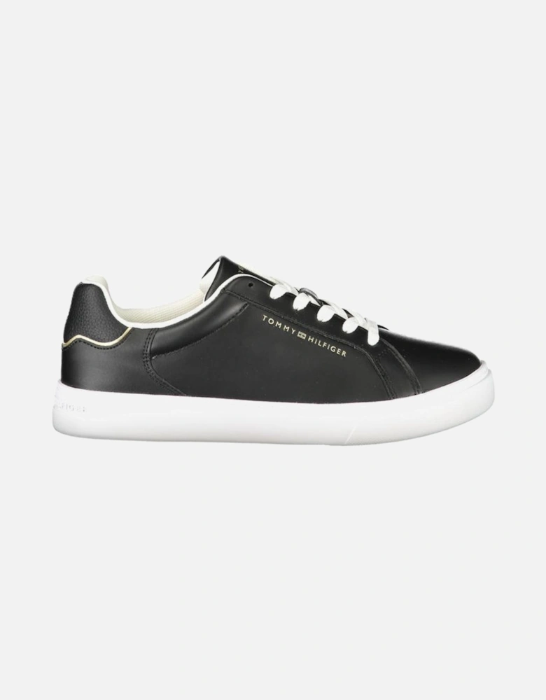 Black Polyester Sneaker Women