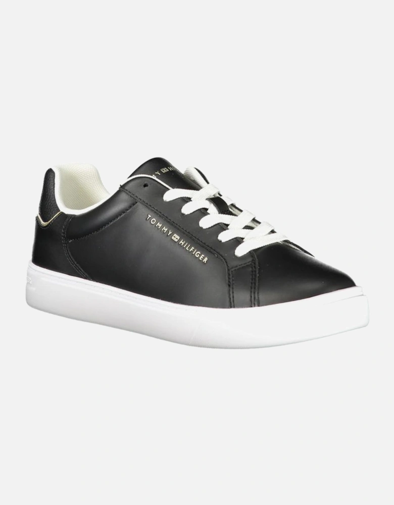 Black Polyester Sneaker Women