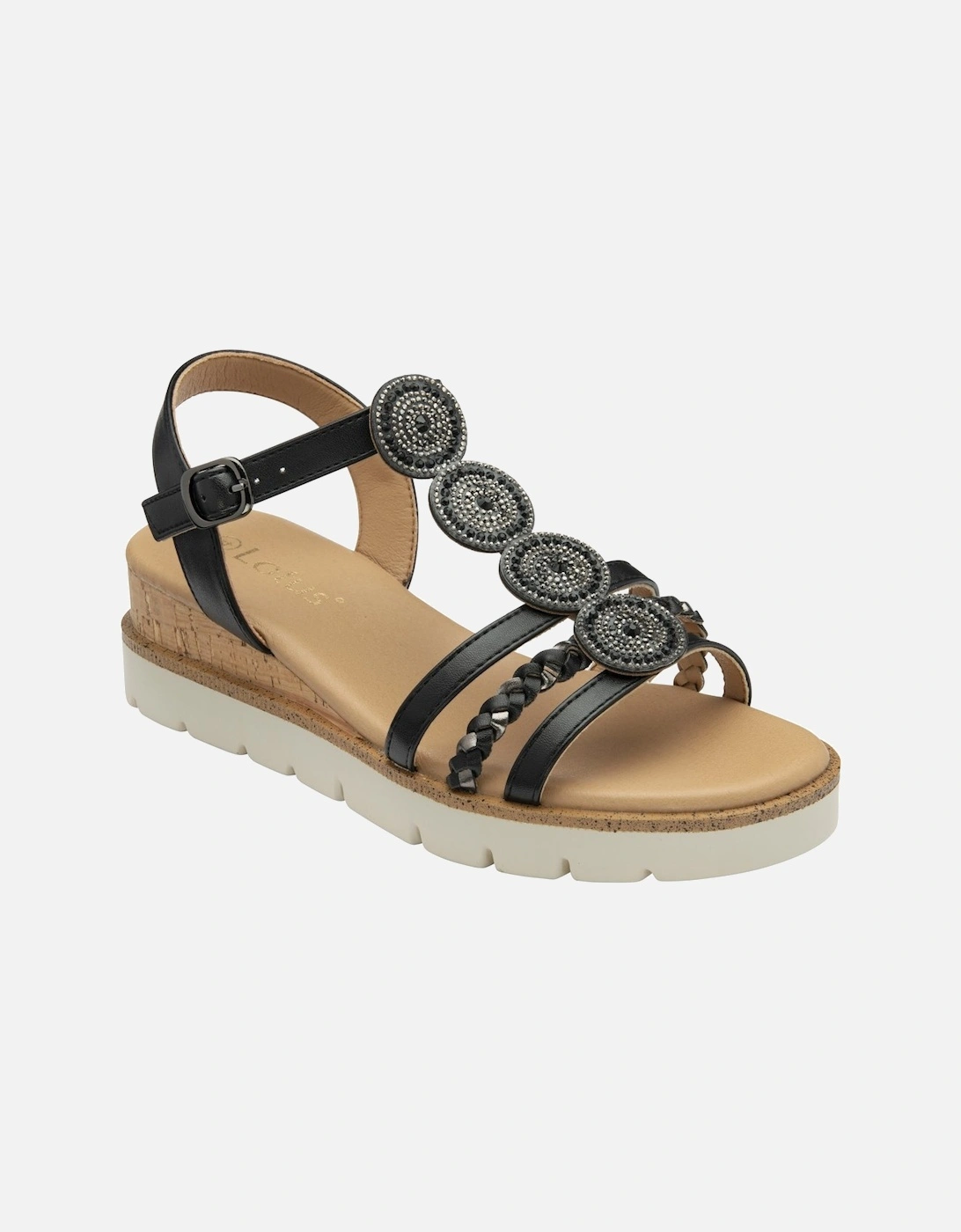 Shannon Womens Heeled Sandals, 5 of 4