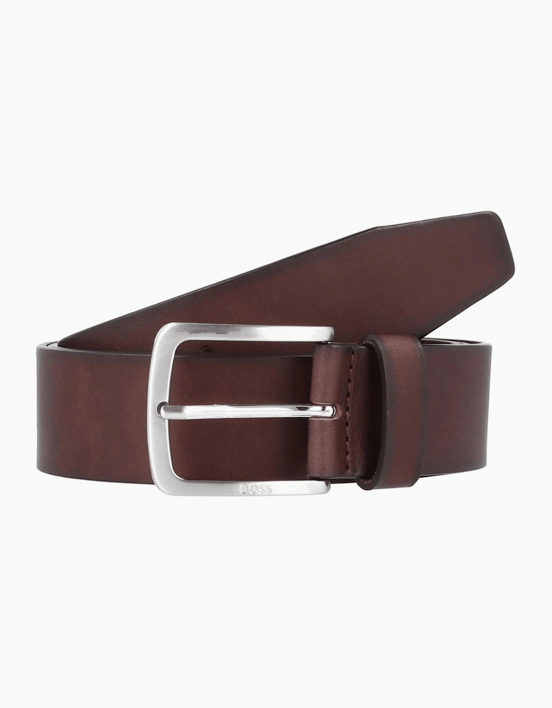 Hugo Boss Men's Brown Boss Black Jor Leather Belt Dark  Uk Size 36