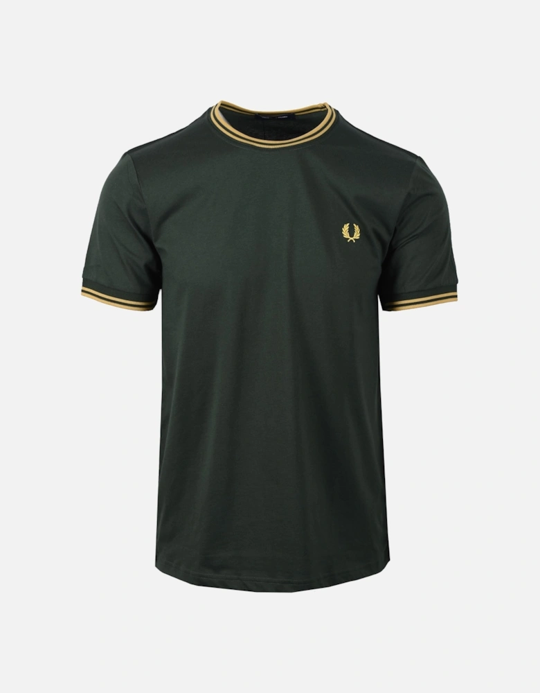 Twin Tipped T-shirt Court Green/Honeycomb