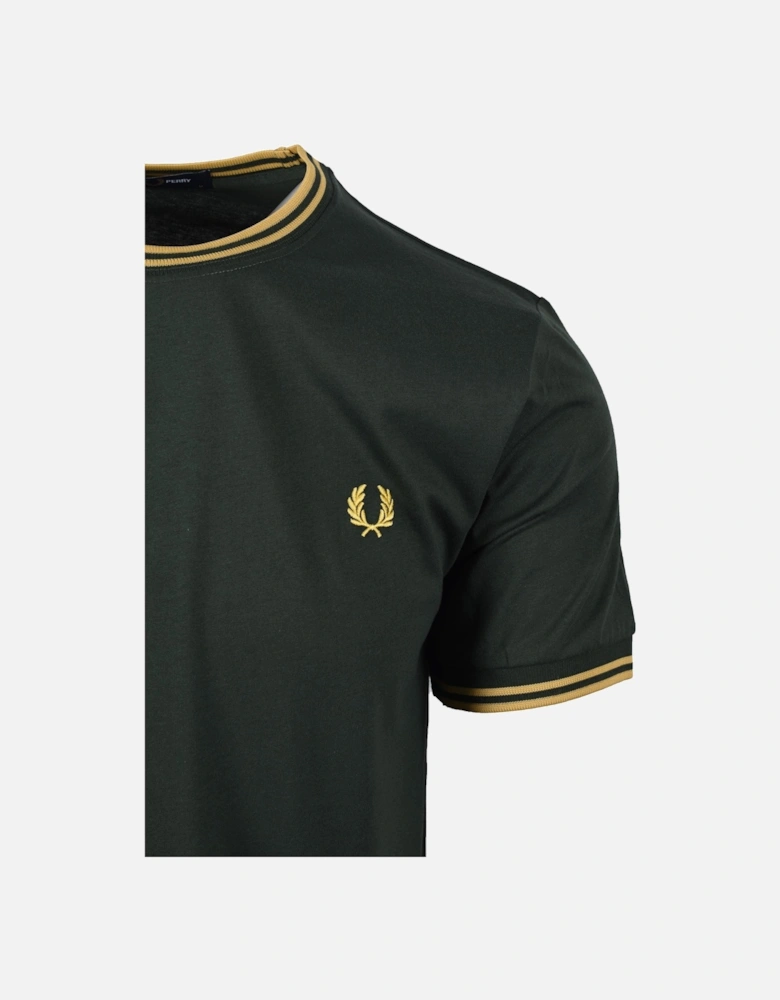 Twin Tipped T-shirt Court Green/Honeycomb
