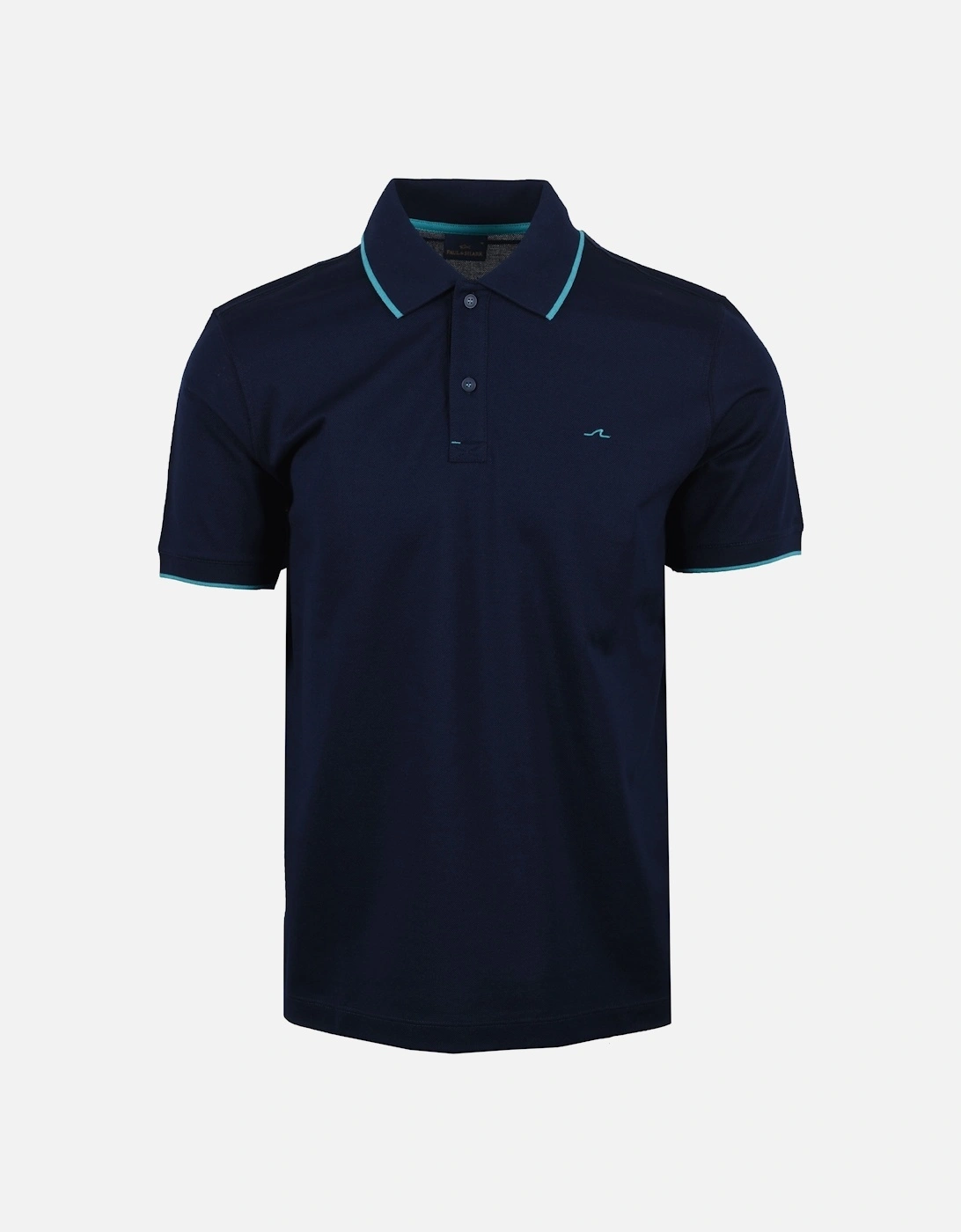 Paul & Shark Men's Navy Paul And Shark Polo /Jade - : 42/Regular Xl