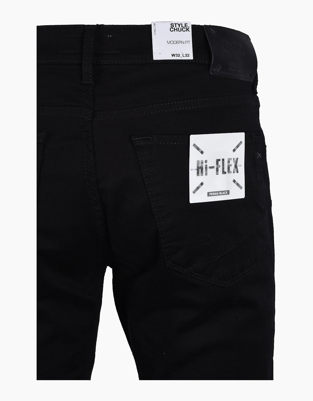 Men's Brax Chuck High Flex Denim Jeans Black - Size: 38/32