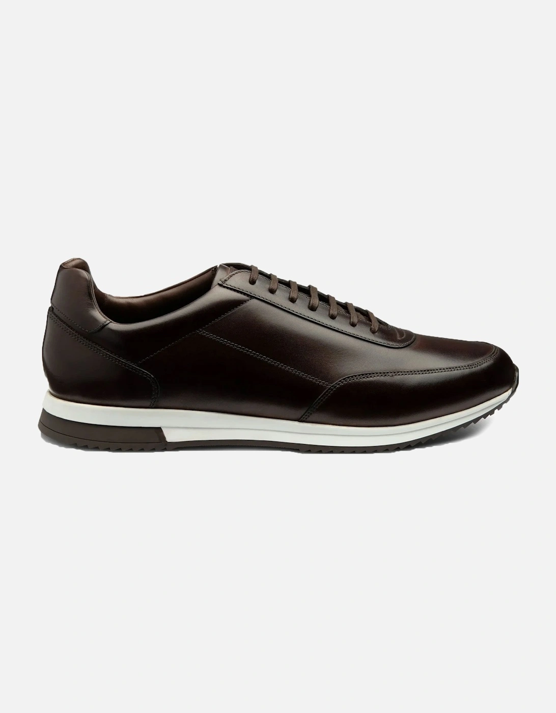 Loake Men's Loake Bannister Trainer Dark Brown