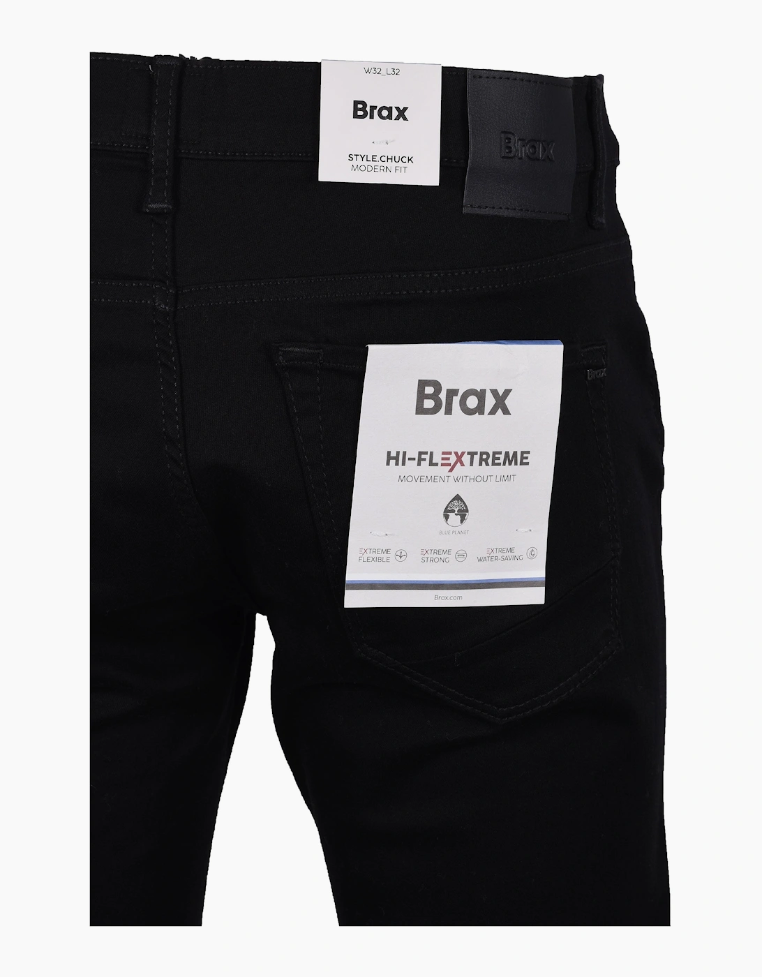 BRAX Men's Brax Hi Flextreme Chuck Jeans Black Denim