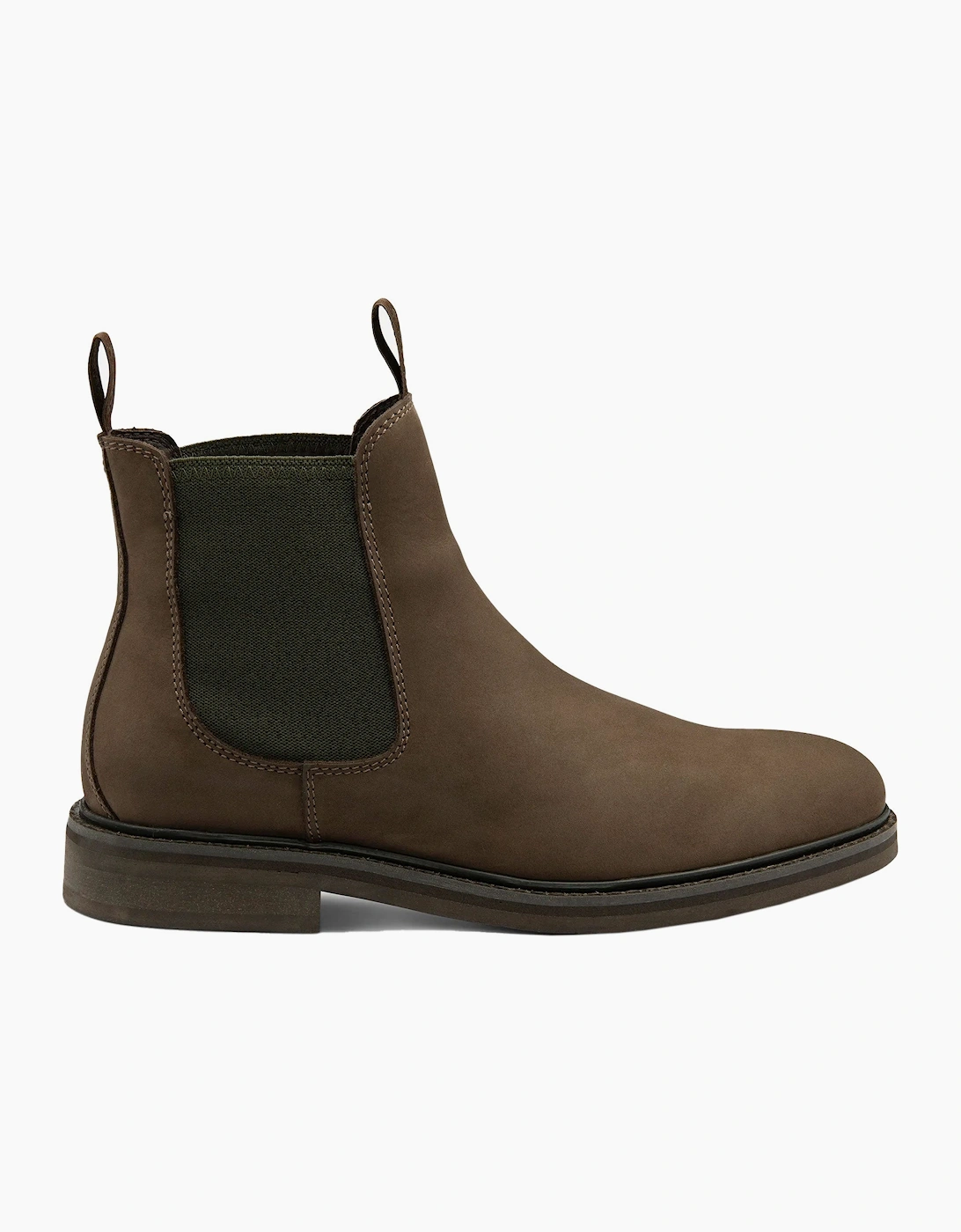 Men's Loake Ducksworth Chelsea Boot Brown Nubuck - Size: 8