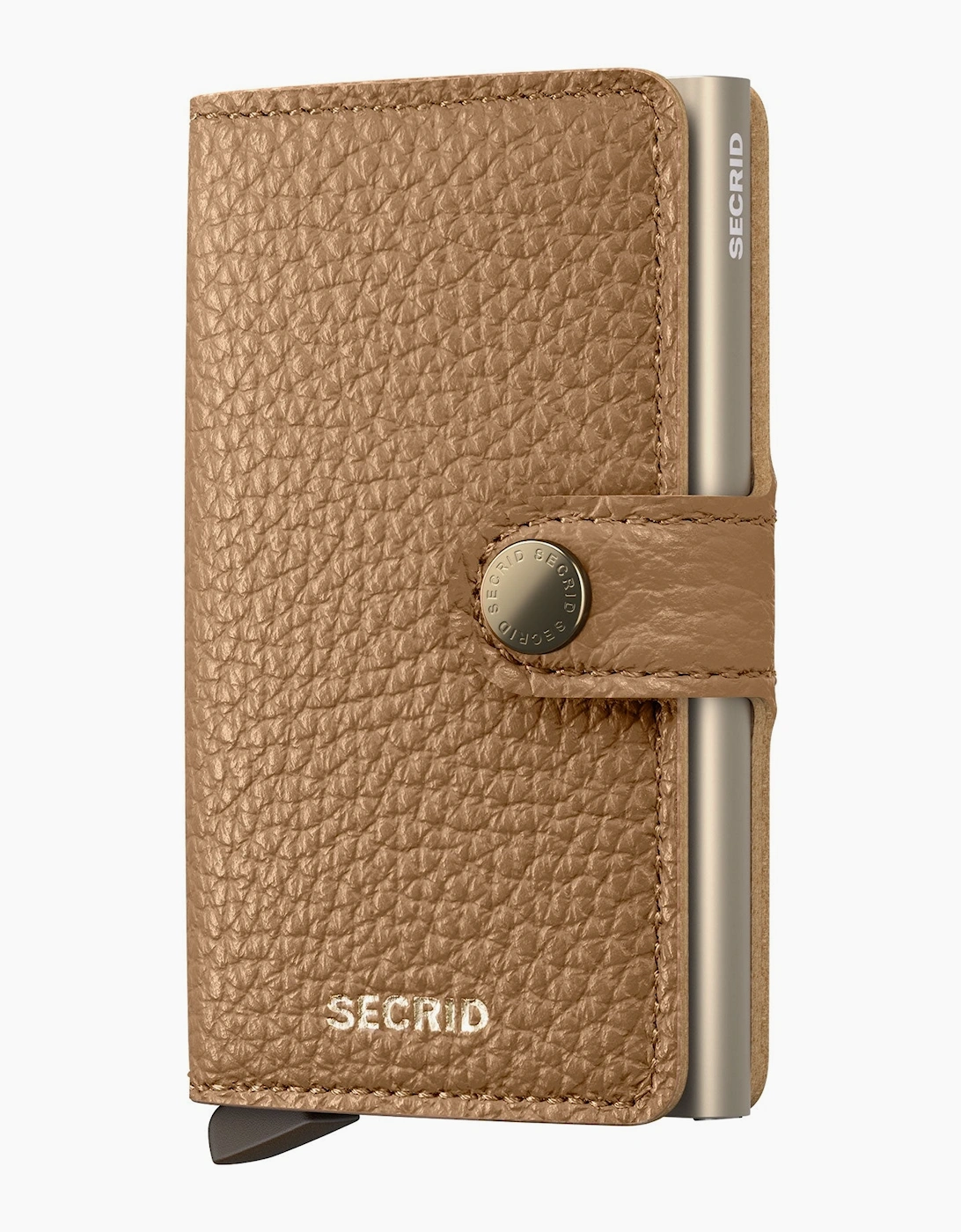 Secrid Men's Cream Pebble Mini Wallet Cappuccino - Size: 1 Size