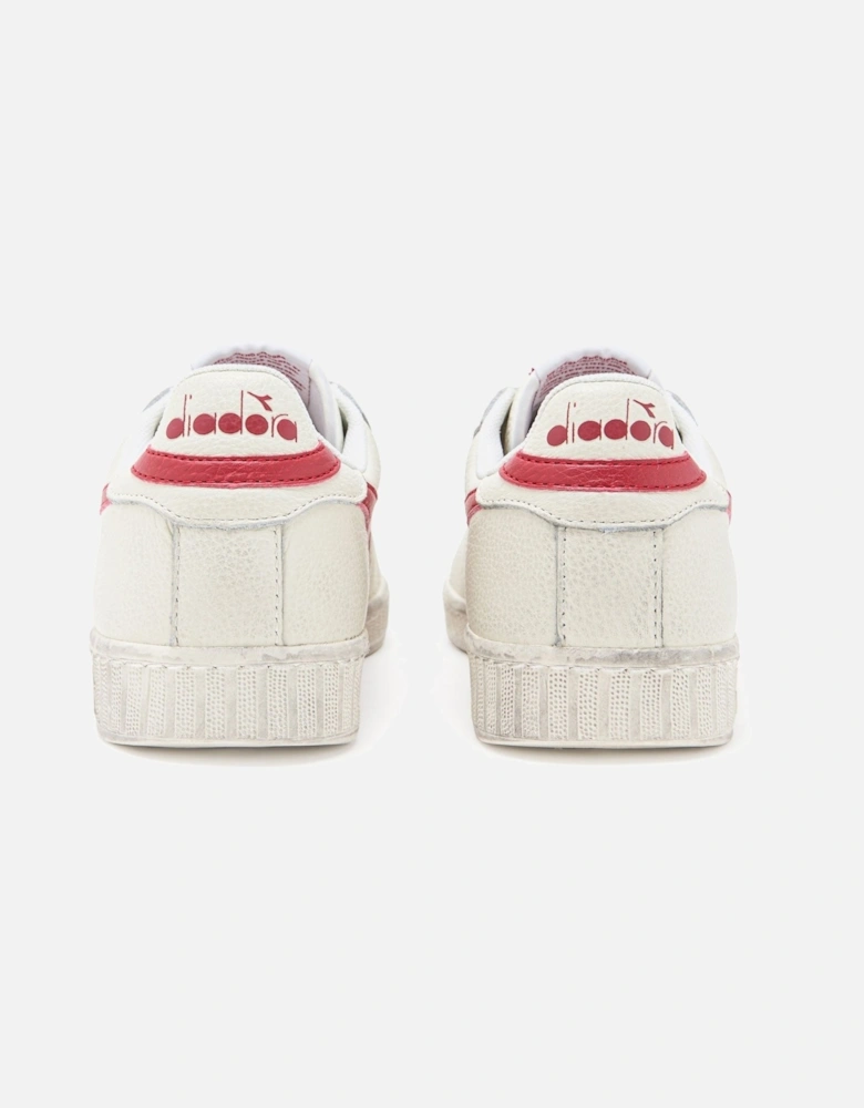 Game L Low Waxed Trainer White/Red Pepper