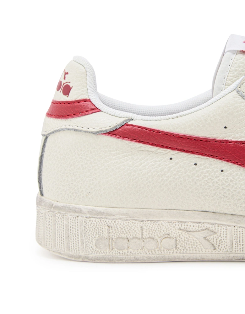 Game L Low Waxed Trainer White/Red Pepper