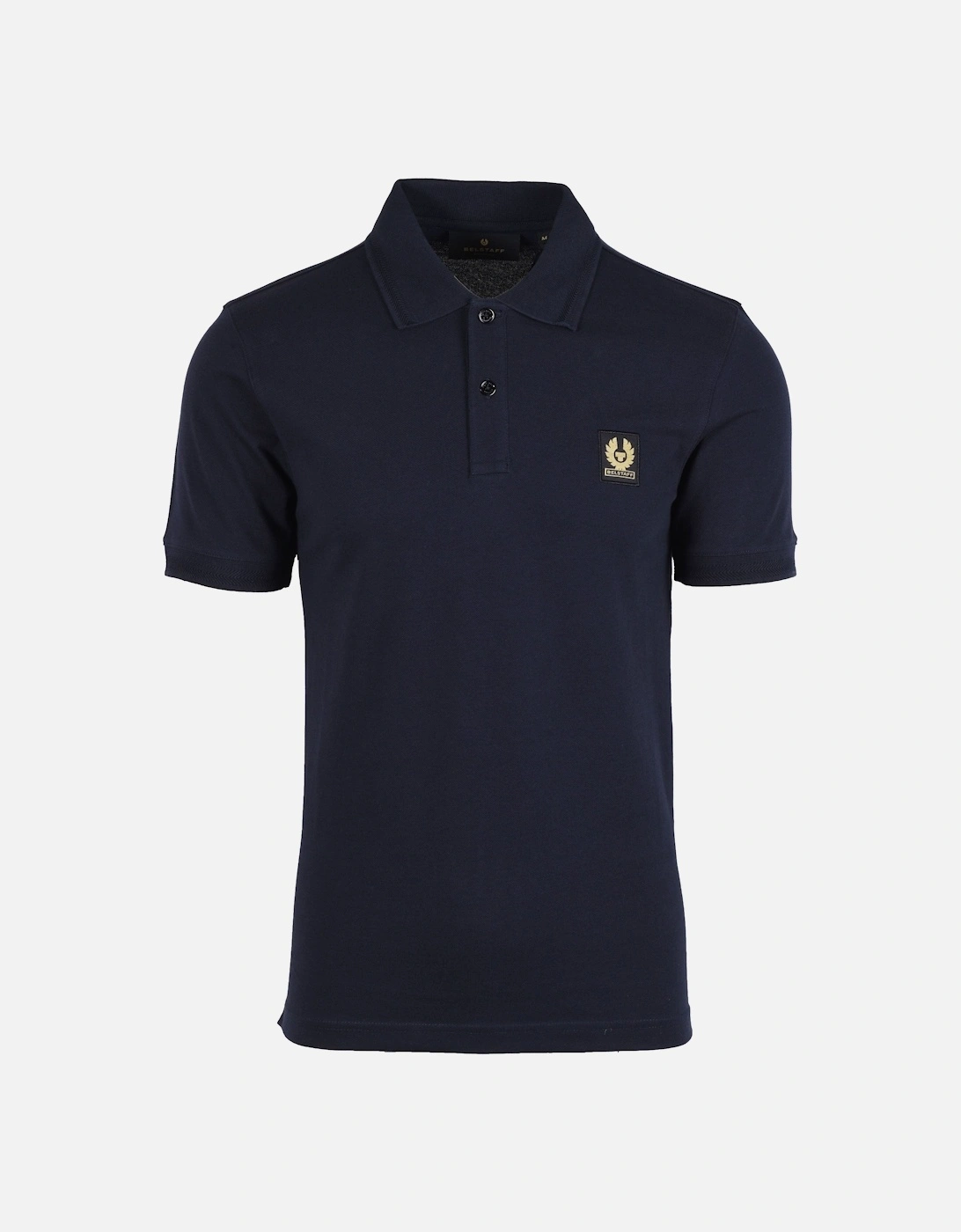 Men's Belstaff Short Sleeve Polo Shirt Dark Ink - Navy - Size: 36