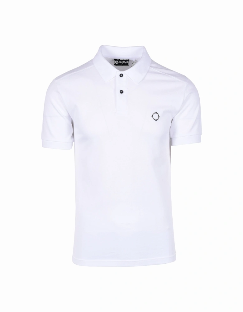 SS Pique Polo Shirt White
