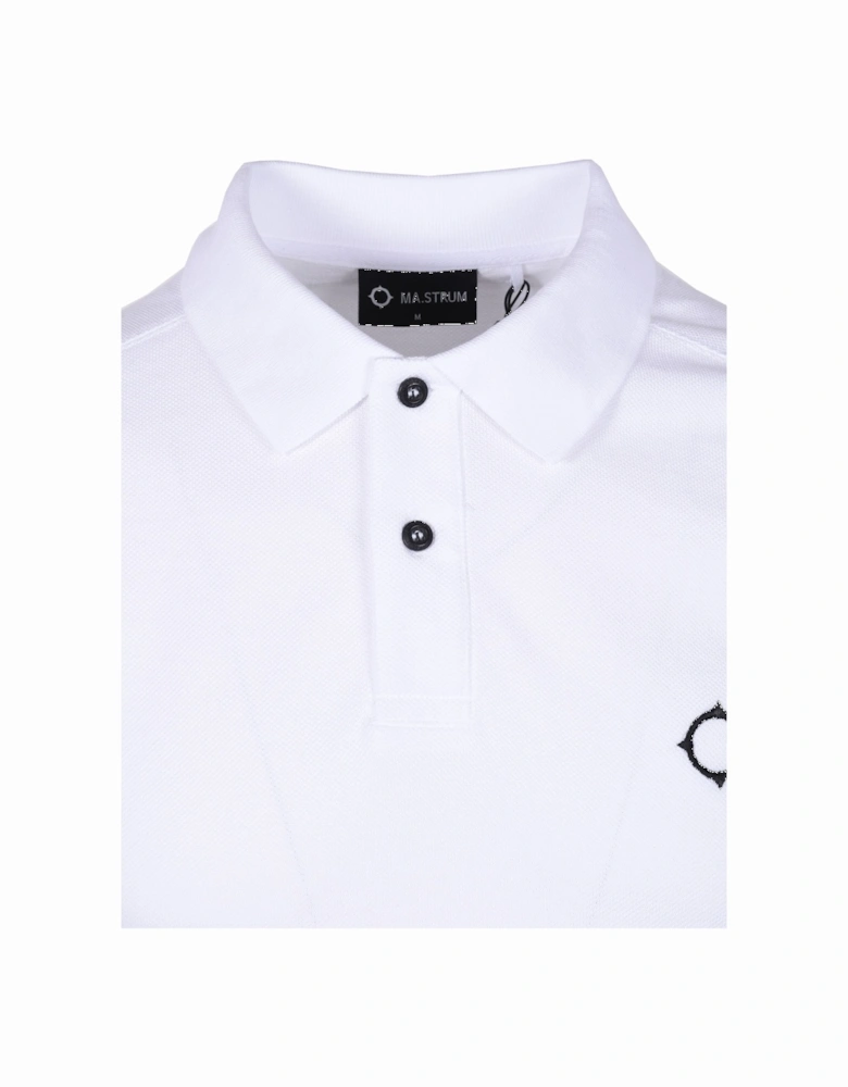 SS Pique Polo Shirt White
