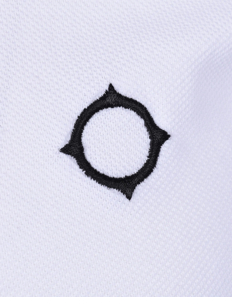 SS Pique Polo Shirt White