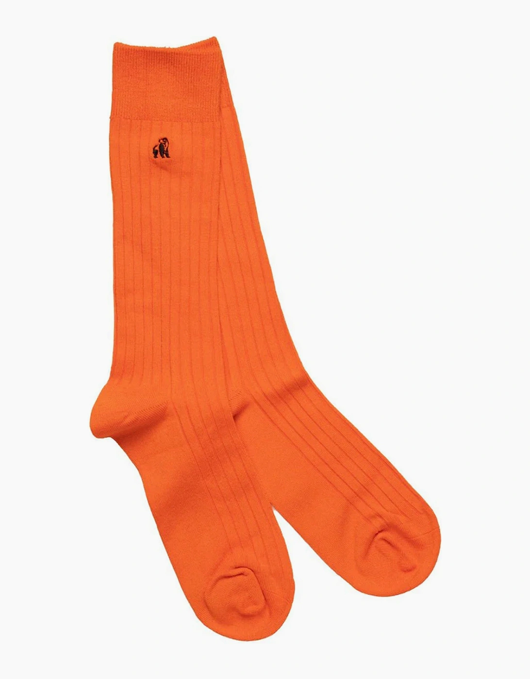 Swole Panda Men's Orange Bamboo Socks  7/7.5/8/8.5/9/9.5/10/10.5/11 Size 1