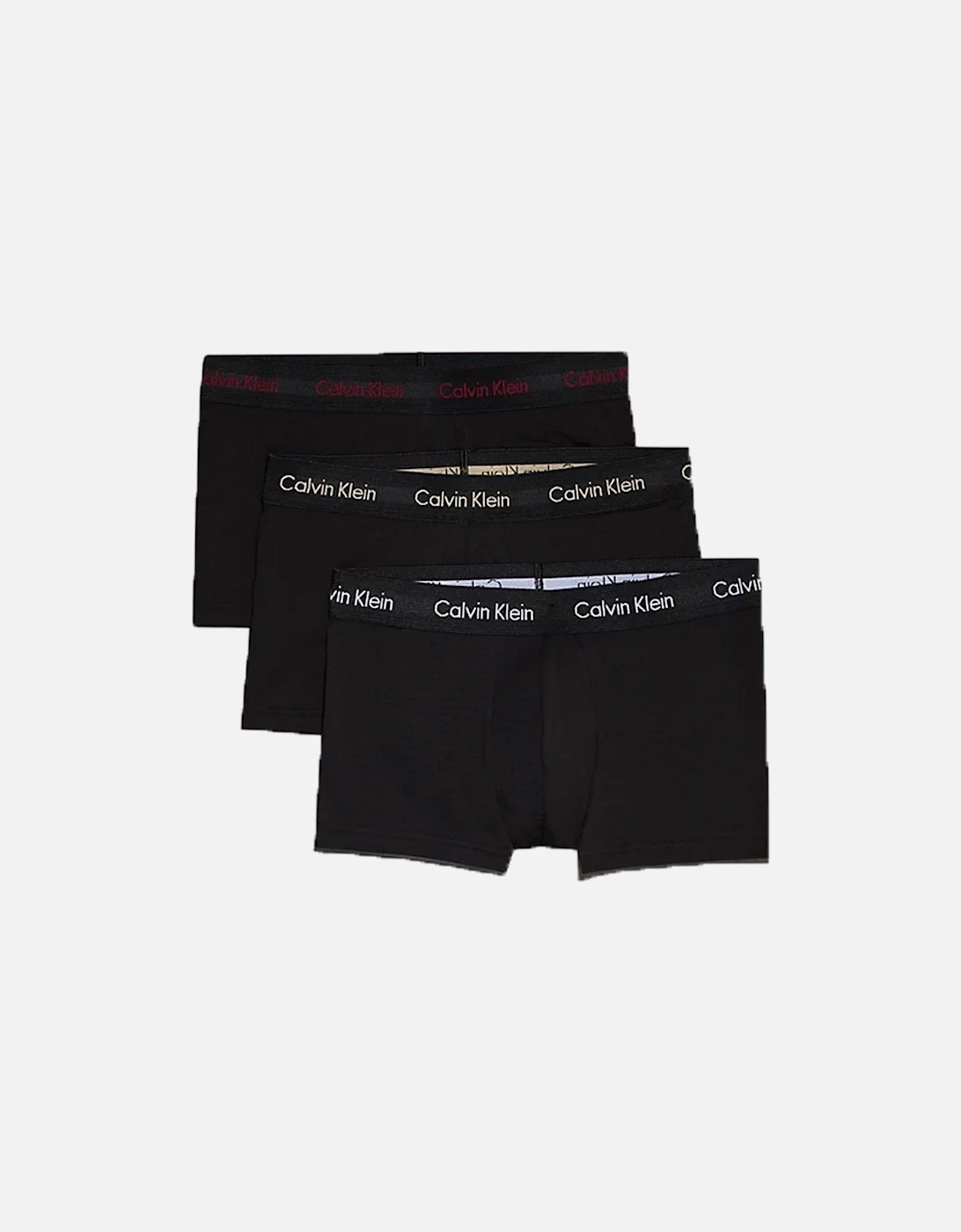 Calvin Klein Men's White 3 Pack B-Rumba/White/Safari Logos - : 37/36/32/14.5/15/15.5/16/13/13.5/14 Xl