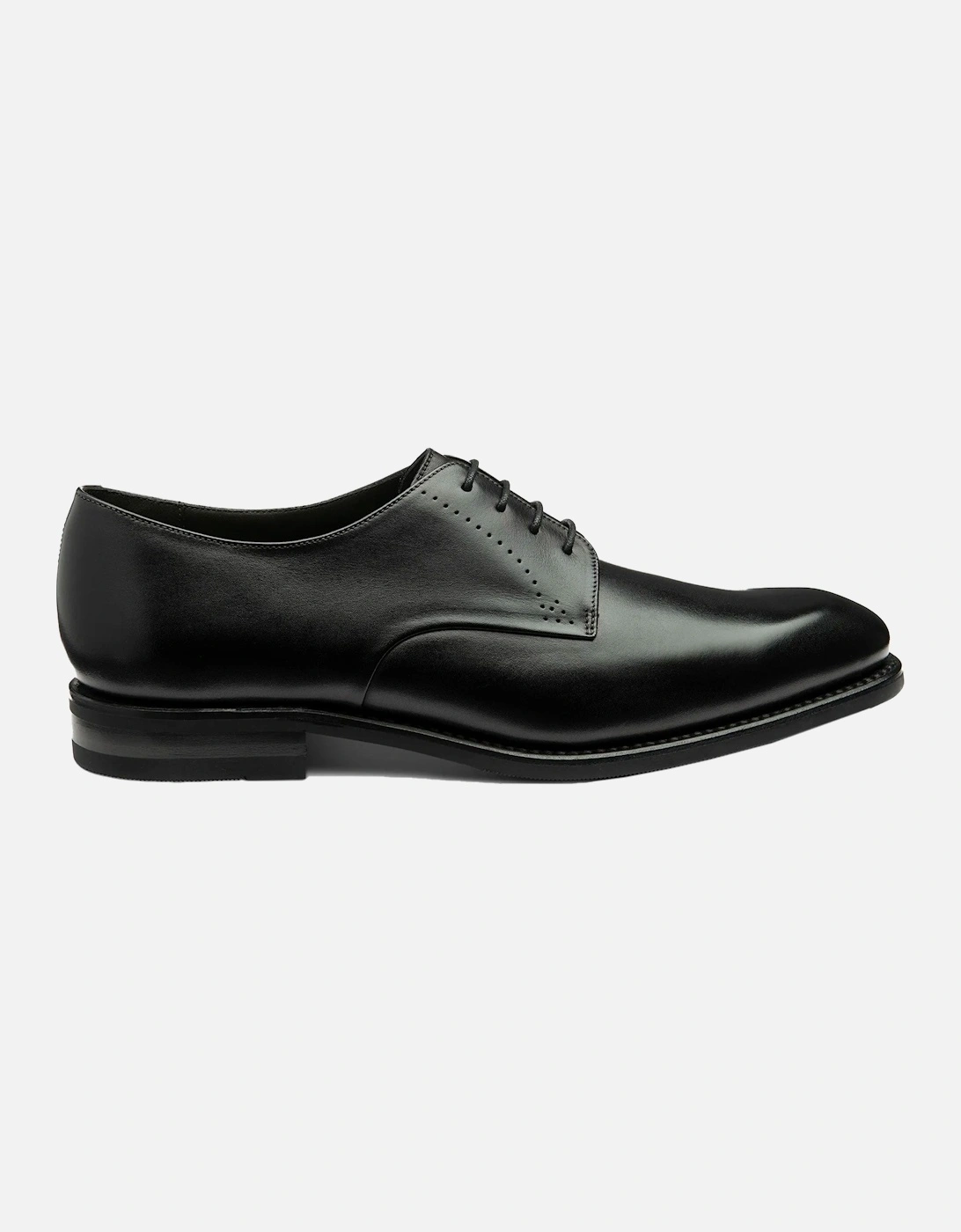 Loake Men's Loake Gosling Plain Derby Shoe Black