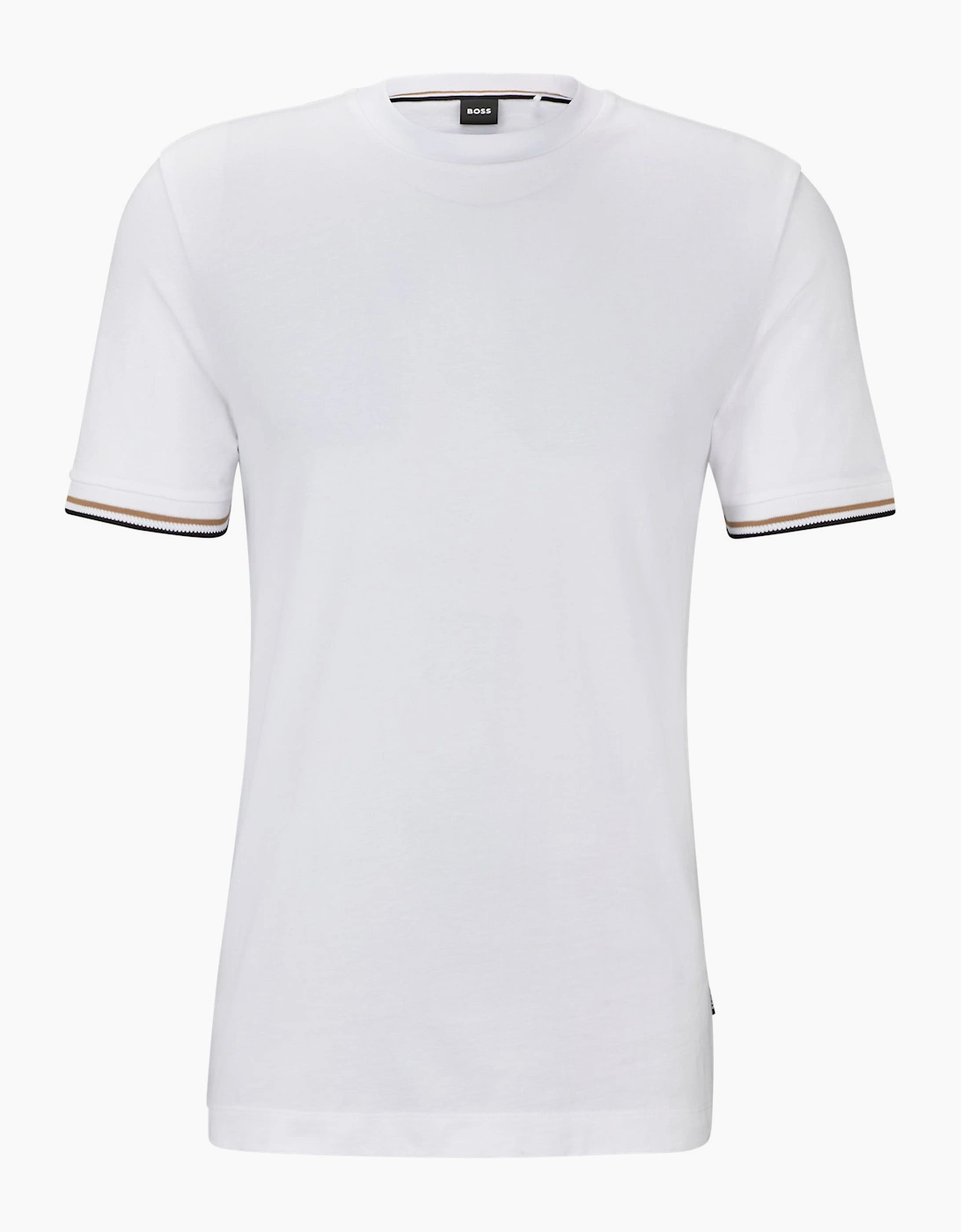 Hugo Boss Men's White Boss Thompson 04 T-Shirt - Size: 38