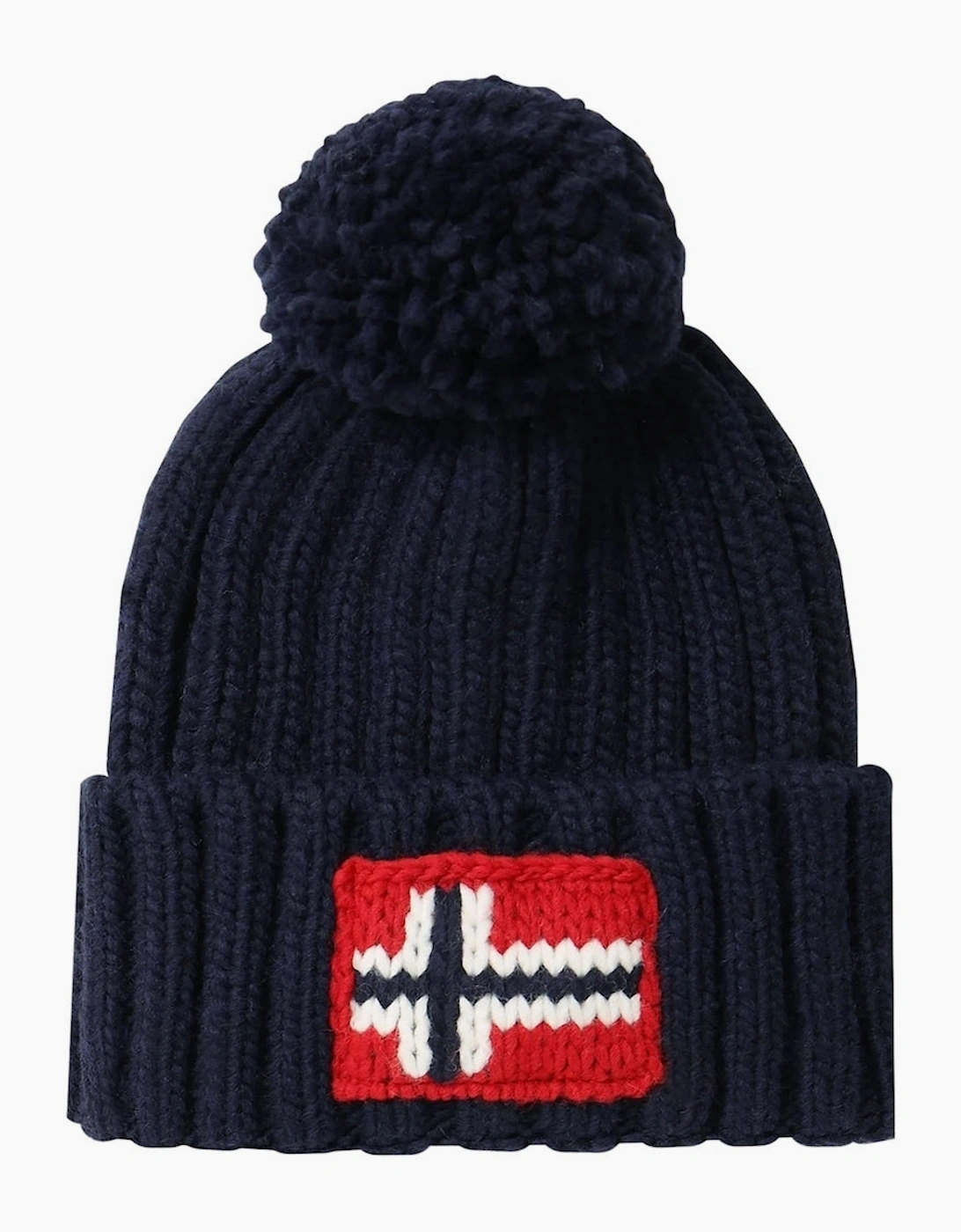 Men's Napapijri Semiury 5 Beanie Hat Blue Marine - Navy - Size, 1 Size