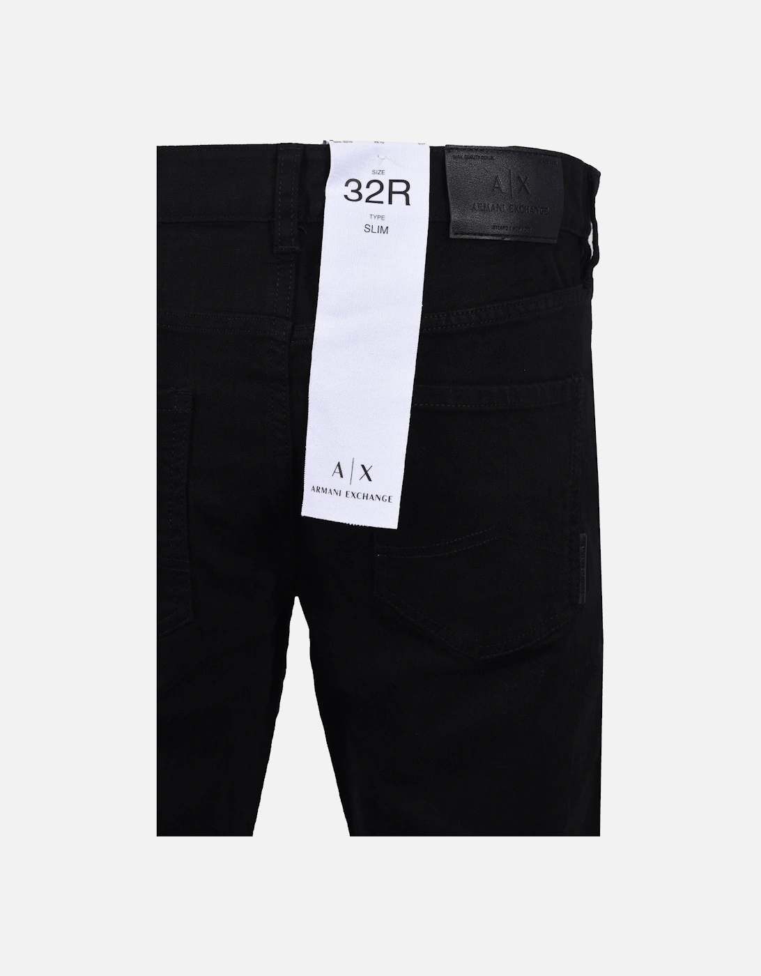 Men's Armani Exchange Slim Fit Jeans Black - Size: 34/32