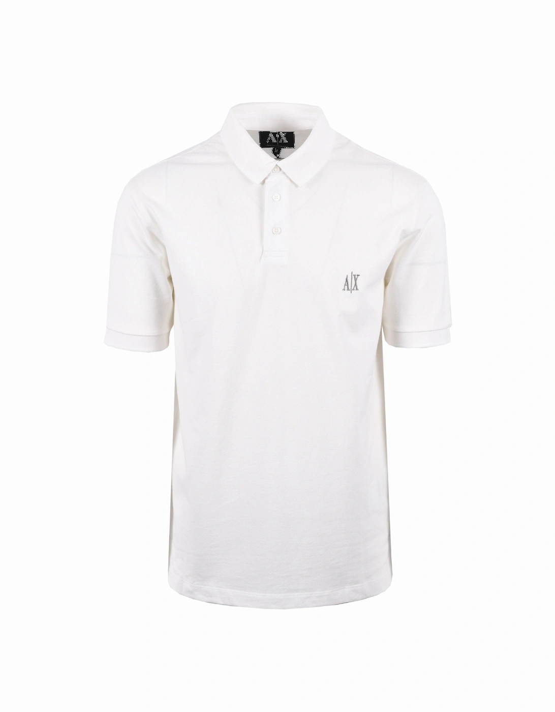 Armani Exchange Men's White Regular Polo Shirt Off - : 40 L