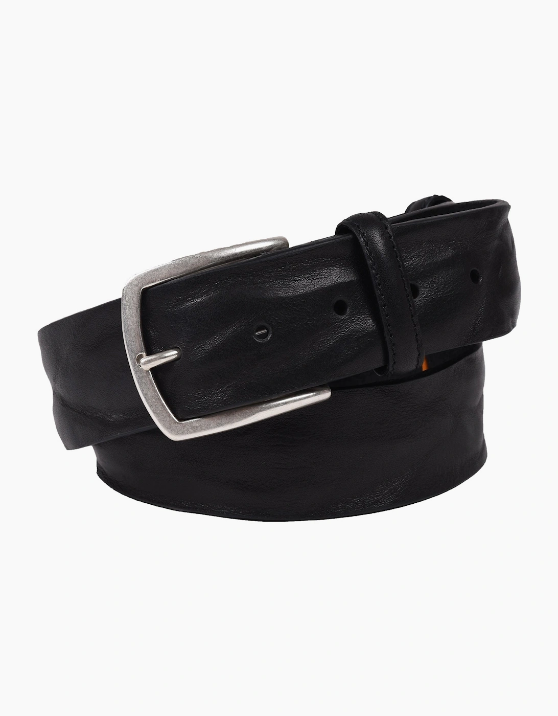 Men's Elliot Rhodes Unlined Tumbled Jeans Belt Black - Size: UK 38