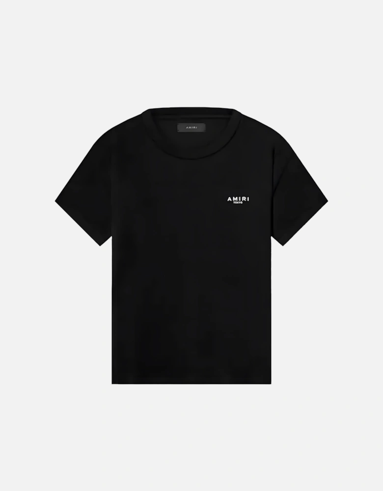 Tokyo Stacked Bones Printed T-Shirt in Black