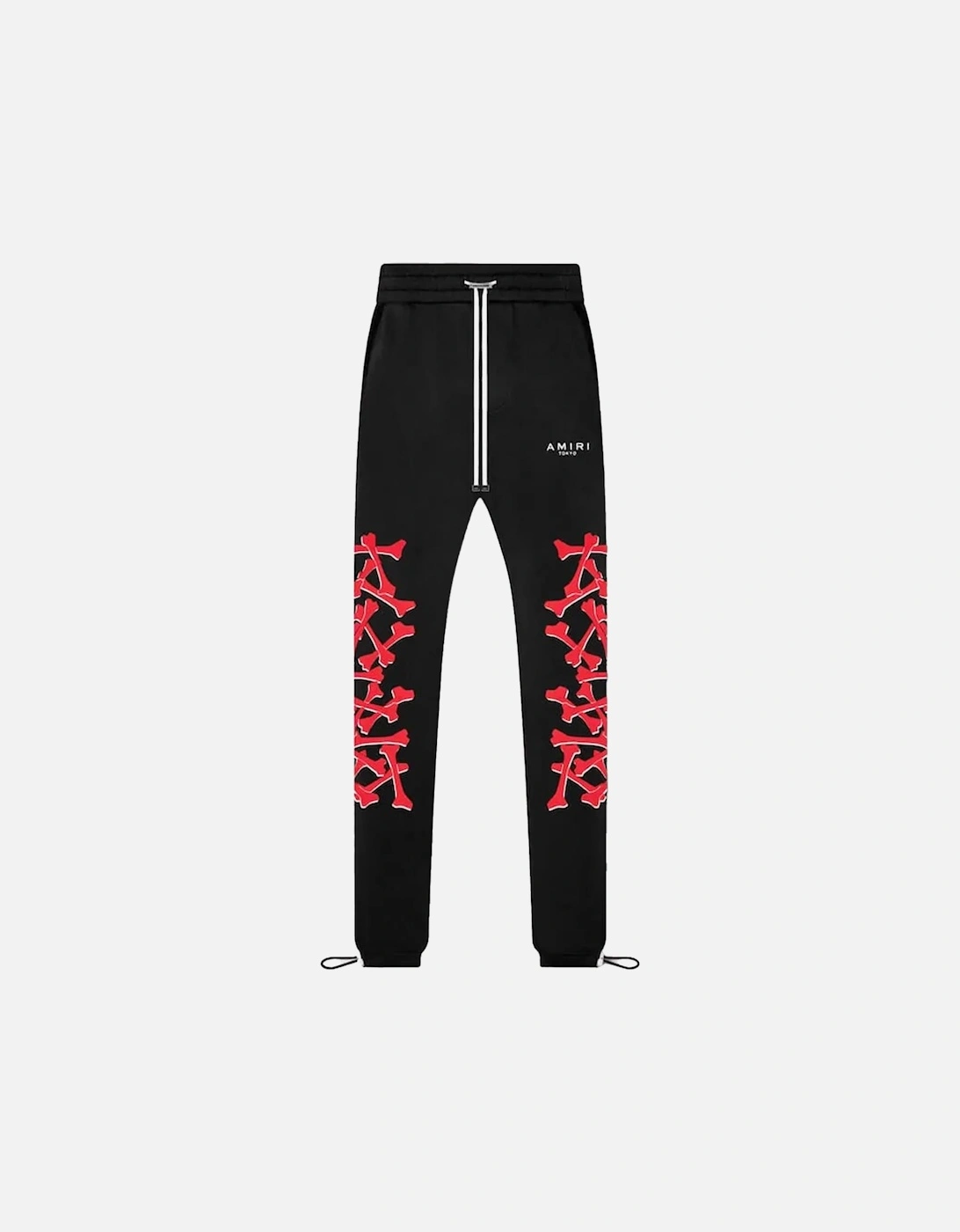 Tokyo Stacked Bones Printed Joggers in Black, 2 of 1