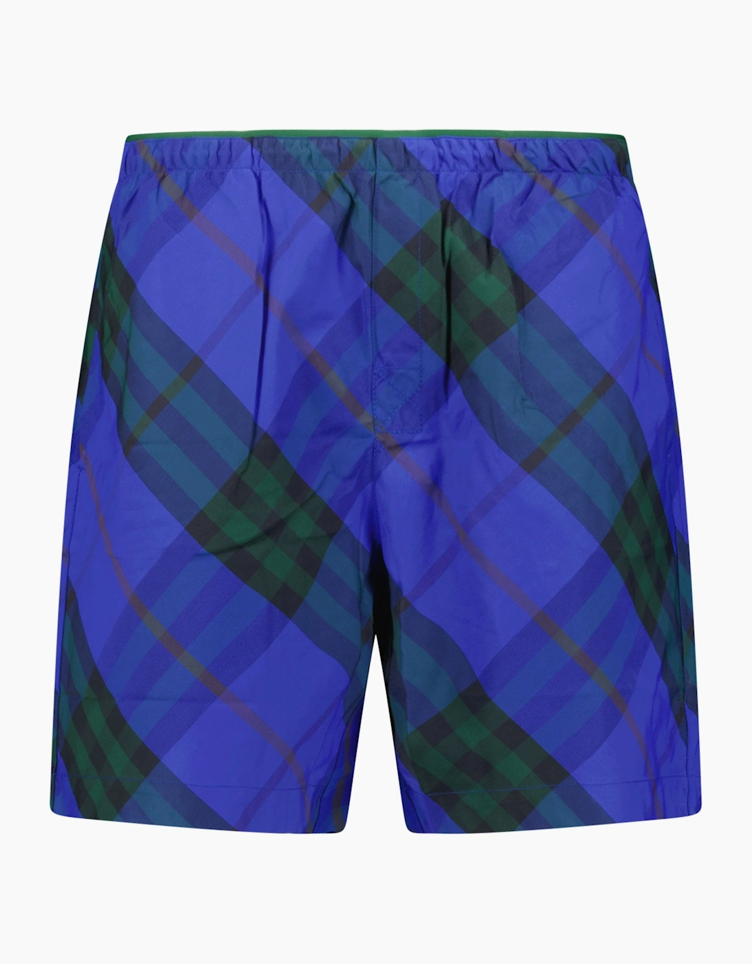 Men's Burberry Check Swim Shorts Blue - Size: 32/32
