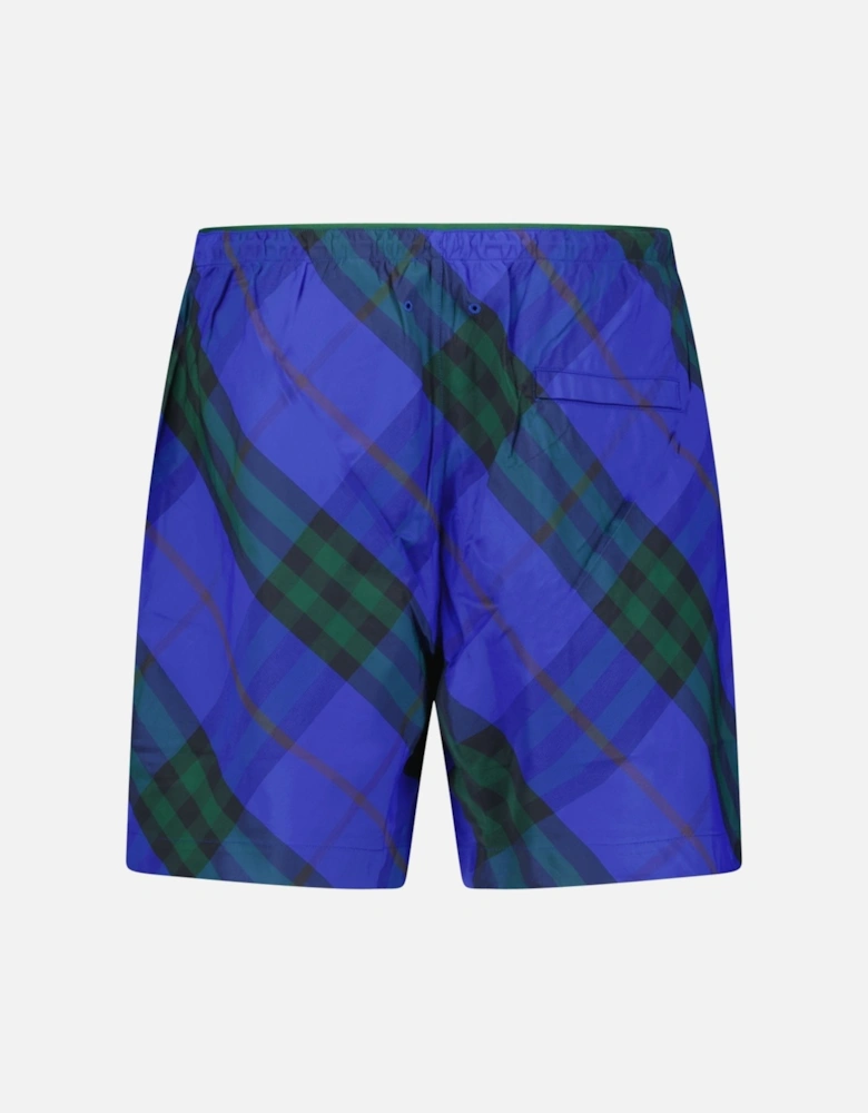 Check Swim Shorts Blue