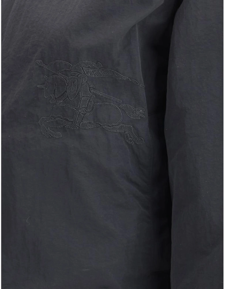 Reversible Hooded Jacket with Adjustable Drawstring Hem Women - Brown