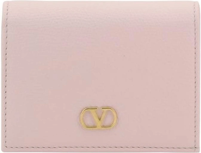 Leather Billfold Wallet with VLogo Plaque Women - Multicolor, 4 of 3