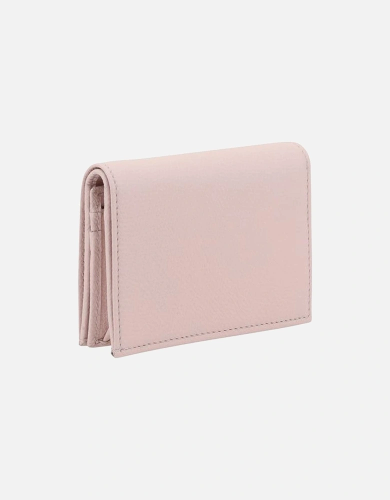 Leather Billfold Wallet with VLogo Plaque Women - Multicolor