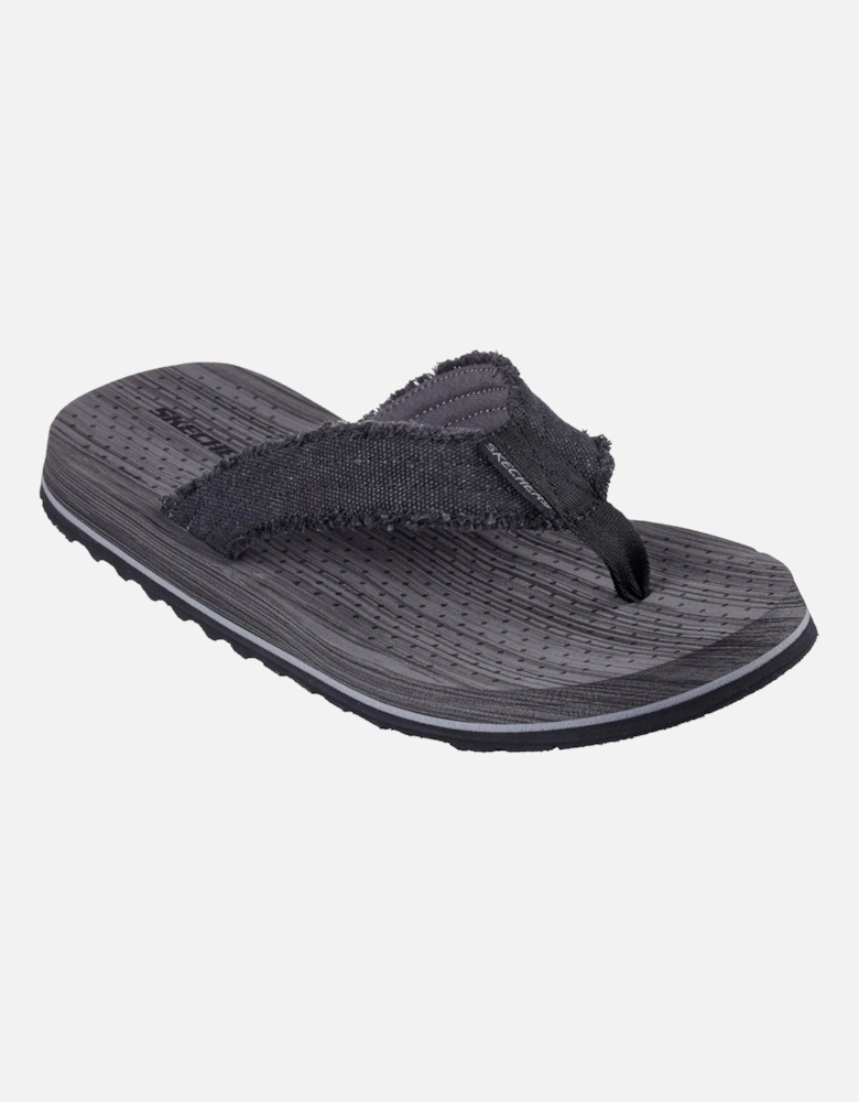 Tantric Fritz Textile Men's Black Sandals